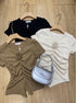 MATINEE Ruched Up V-Neck Tops